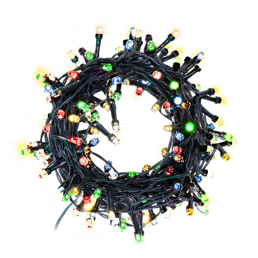 Brilagi - LED Ziemassvētku āra virtene 200xLED/2 funkcijas 25m IP44 daudzkrāsaina