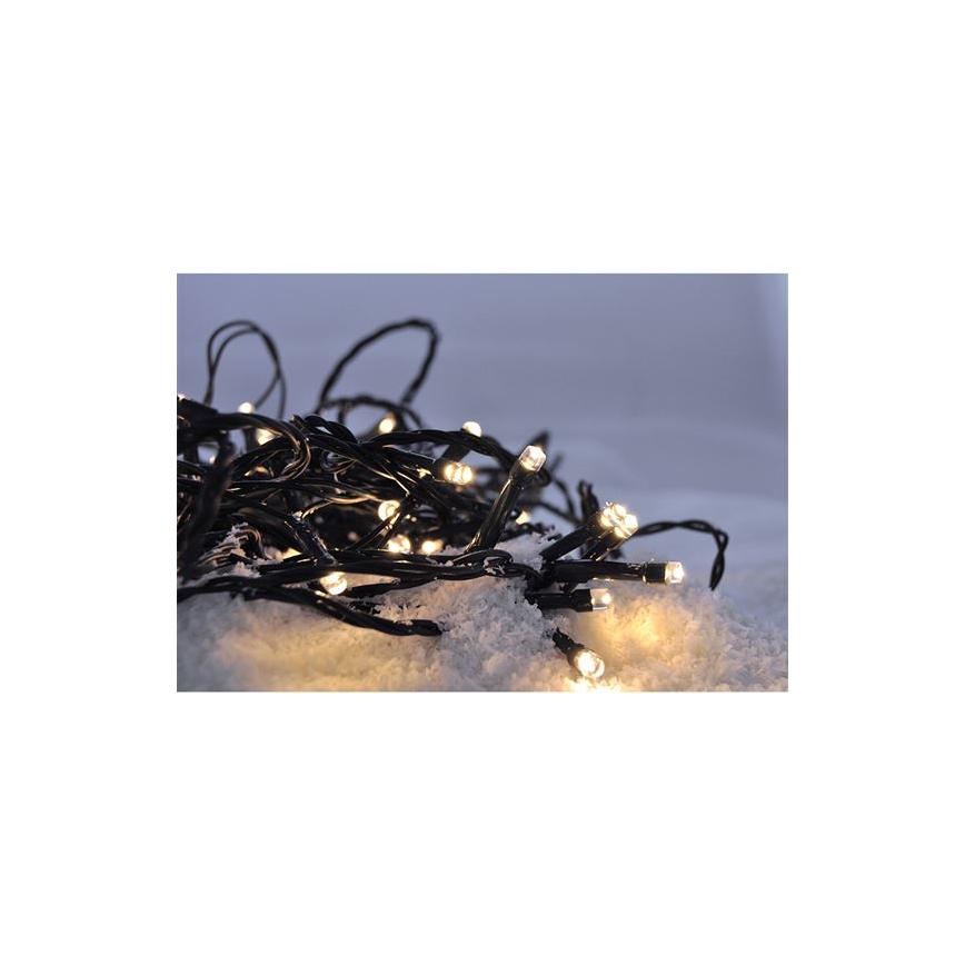 Brilagi - LED Ziemassvētku āra virtene 500xLED/8 funkcijas 55m IP44 silti balta