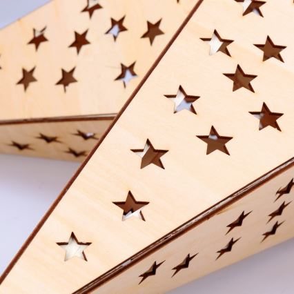 Brilagi - LED Ziemassvētku dekorācija LED/2xAA 59x55 cm zvaigzne