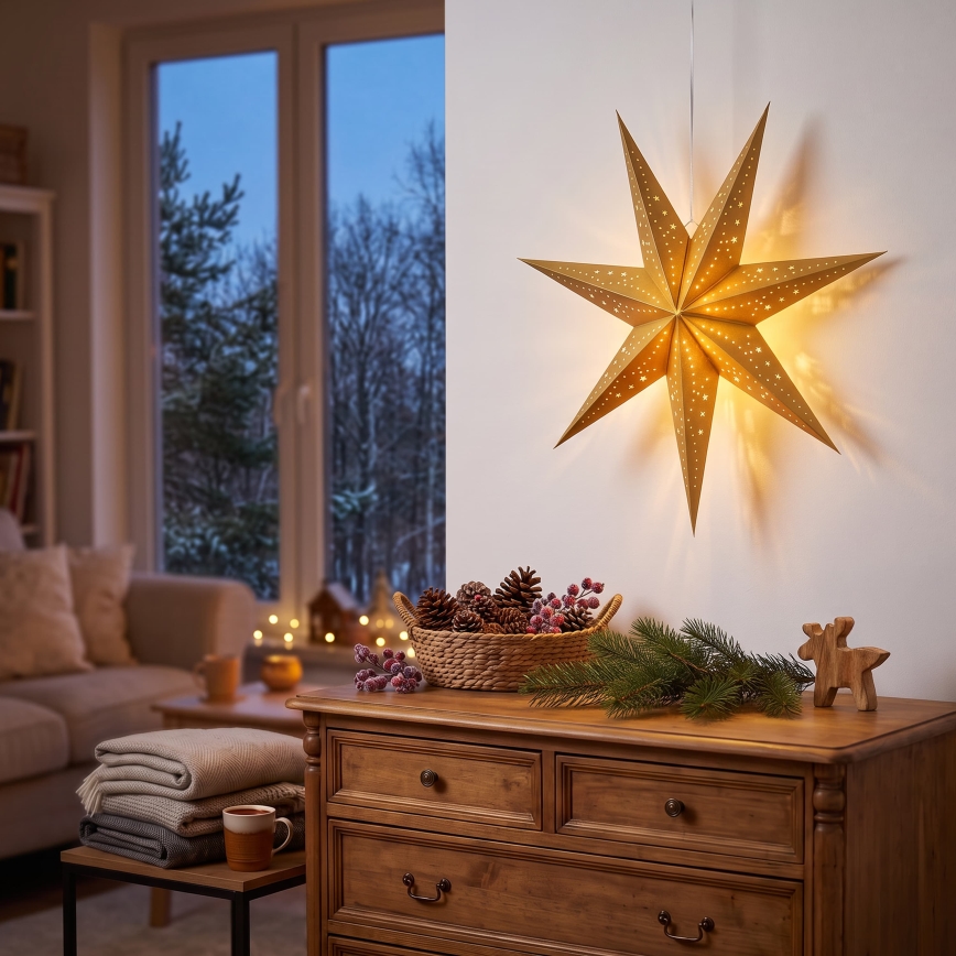 BRILAGI - LED Ziemassvētku dekorācija LED/2xAA 60 cm zvaigzne