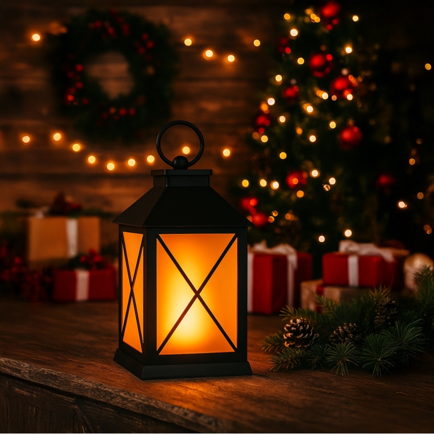 Brilagi - LED Ziemassvētku dekorācija LED/2xAA laterna