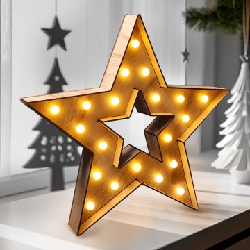 Brilagi - LED Ziemassvētku dekorācija LED/2xAA zvaigzne