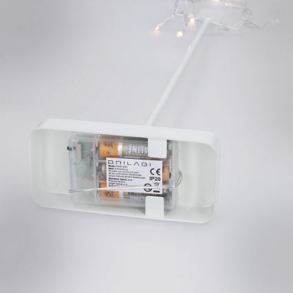 Brilagi - LED Ziemassvētku dekorācija LED/3xAA 62x40 cm zvaigzne