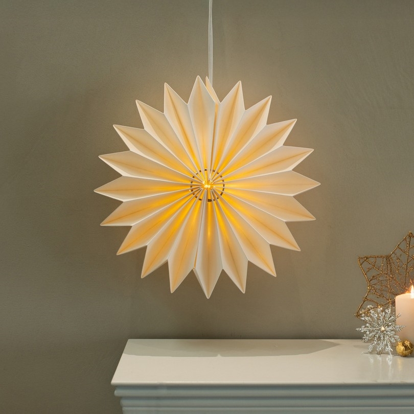 Brilagi - LED Ziemassvētku dekors LED/2xAA 32 cm sniegpārsla
