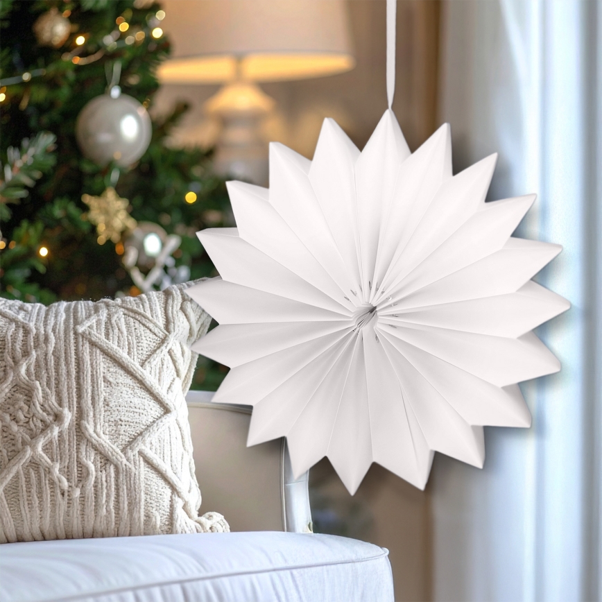 Brilagi - LED Ziemassvētku dekors LED/2xAA 32 cm sniegpārsla