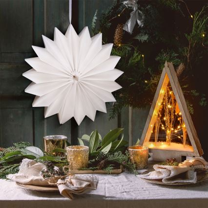 Brilagi - LED Ziemassvētku dekors LED/2xAA 32 cm sniegpārsla