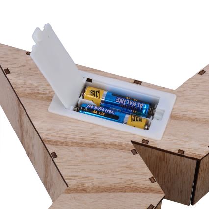 Brilagi - LED Ziemassvētku rotājums LED/2xAA 38x40 cm zvaigzne