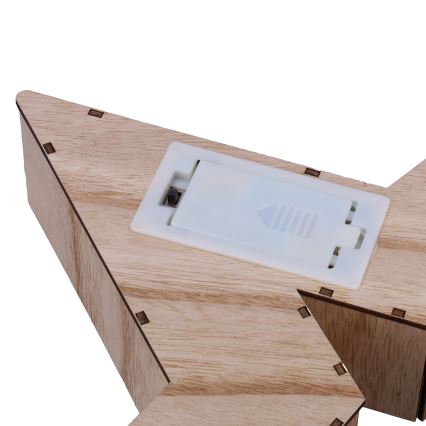 Brilagi - LED Ziemassvētku rotājums LED/2xAA 38x40 cm zvaigzne