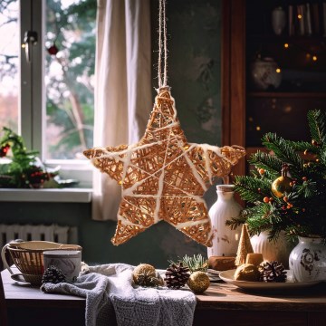 Brilagi - LED Ziemassvētku rotājums LED/2xAA zvaigzne