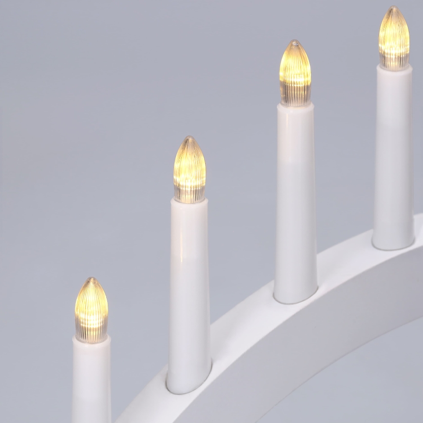 BRILAGI - LED Ziemassvētku svečturis 7xLED/2xAA balts