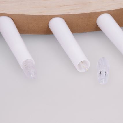 BRILAGI - LED Ziemassvētku svečturis 7xLED/2xAA bēšs/balts