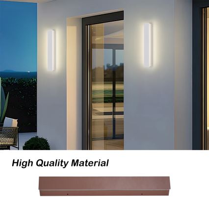 Brilagi - LED āra sienas gaismeklis LINEAR LED/8W/230V 3000K IP65 30 cm balts CRI 90