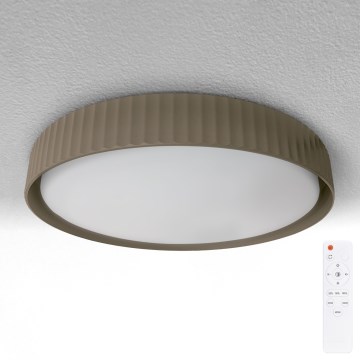 Brilagi - LUCIA LED griestu gaismeklis ar regulējamu spilgtumu LED/48W/230V 3000-6500K Ø41 cm taupe + tālvadība
