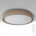 Brilagi - LUCIA LED griestu lampa ar regulējamu spilgtumu LED/48W/230V 3000-6500K Ø 41 cm brūna + tālvadība