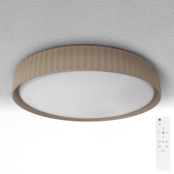 Brilagi - LUCIA LED griestu lampa ar regulējamu spilgtumu LED/48W/230V 3000-6500K Ø 41 cm brūna + tālvadība