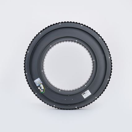 Brilagi - Dimējams LED griestu gaismeklis LUMIX LED/48W/230V 3000-6000K melns Ø 50 cm + ar tālvadības pulti