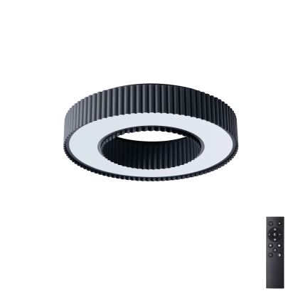 Brilagi - Dimējams LED griestu gaismeklis LUMIX LED/48W/230V 3000-6000K melns Ø 50 cm + ar tālvadības pulti