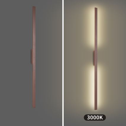 Brilagi - LED āra sienas gaismeklis LUNA LED/30W/230V 3000K IP65 150 cm brūns CRI 90