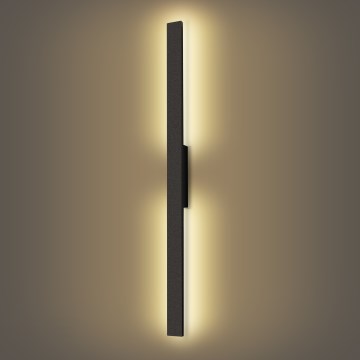 Brilagi - LUNA LED āra sienas gaismeklis LED/24W/230V 3000K IP65 100 cm melns