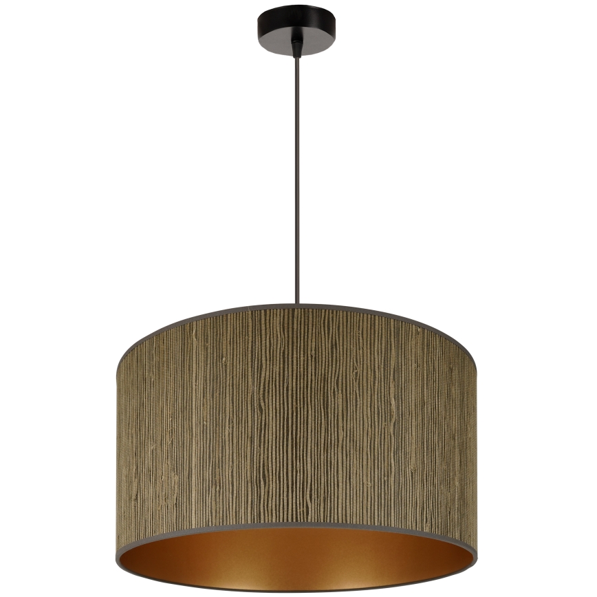 Brilagi - Griestu lampa uz stieples BOSTON ROLLER 1xE27/15W/230V diam. 45 cm salmu brūna/zelta