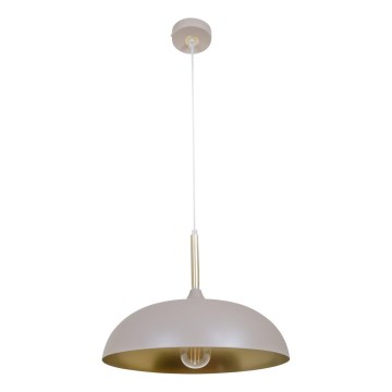 Brilagi - Lustra ar auklu ABRAHAM 1xE27/60W/230V d. 35 cm bēša