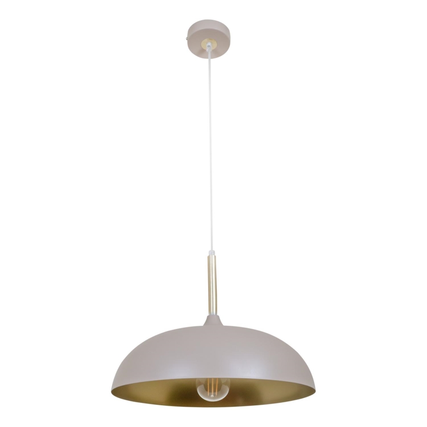 Brilagi - Lustra ar auklu ABRAHAM 1xE27/60W/230V d. 35 cm bēša