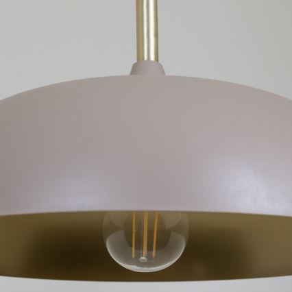 Brilagi - Lustra ar auklu ABRAHAM 1xE27/60W/230V d. 35 cm bēša