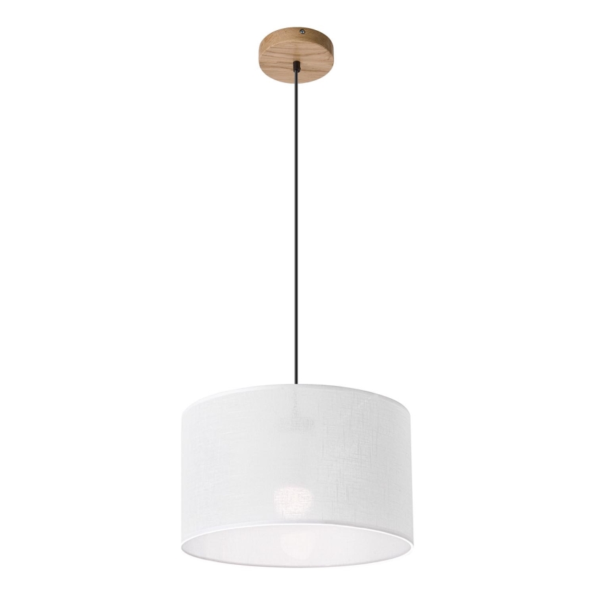 Brilagi - Lustra ar auklu ANTHONY 1xE27/60W/230V ozols/balta