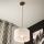 Brilagi - Lustra ar auklu ANTHONY 1xE27/60W/230V ozols/balta