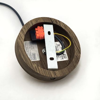 Brilagi - Lustra ar auklu ANTHONY 1xE27/60W/230V ozols/bēša