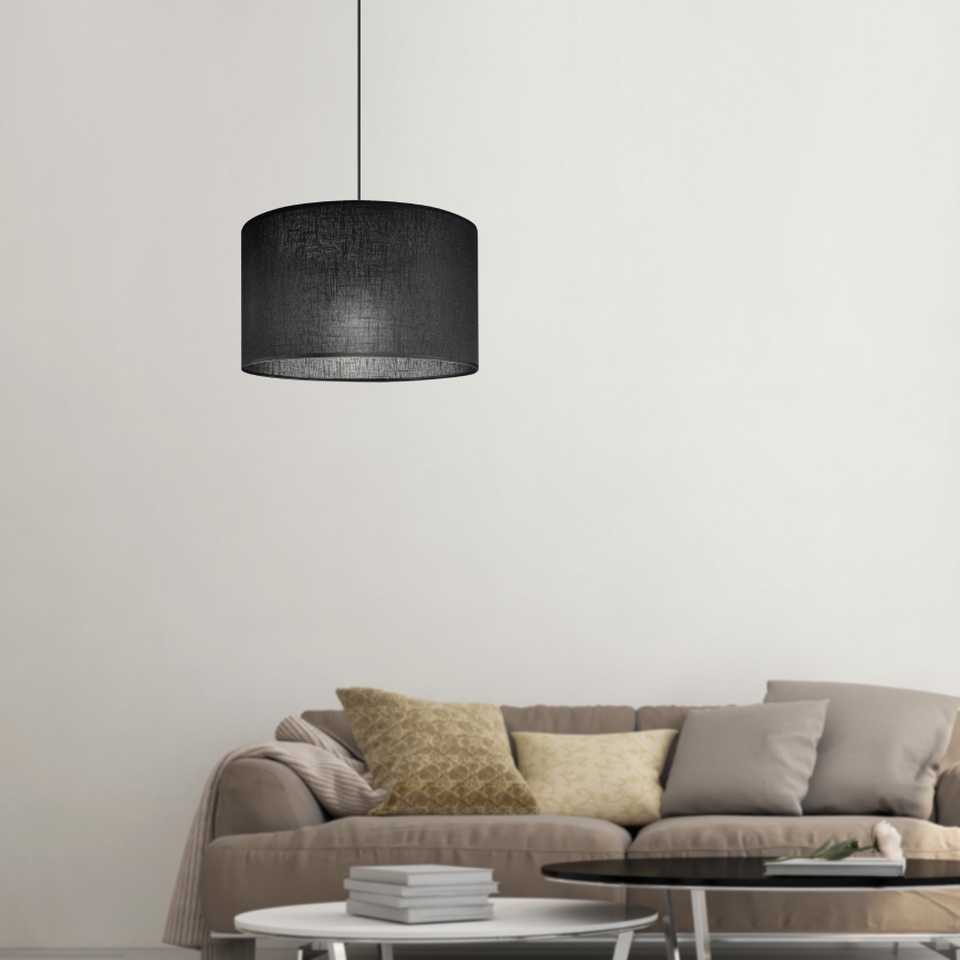 Brilagi - Lustra ar auklu ANTHONY 1xE27/60W/230V ozols/melna