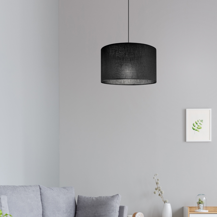 Brilagi - Lustra ar auklu ANTHONY 1xE27/60W/230V ozols/melna