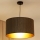 Brilagi - Lustra ar auklu BOSTON ROLLER 1xE27/15W/230V d. 45 cm salmi brūna/zelta