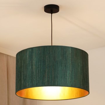 Brilagi - Lustra ar auklu BOSTON ROLLER 1xE27/15W/230V d. 45 cm salmi zaļa/zelta