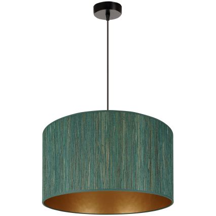 Brilagi - Lustra ar auklu BOSTON ROLLER 1xE27/15W/230V d. 45 cm salmi zaļa/zelta