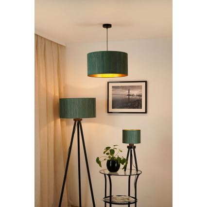 Brilagi - Lustra ar auklu BOSTON ROLLER 1xE27/15W/230V d. 45 cm salmi zaļa/zelta