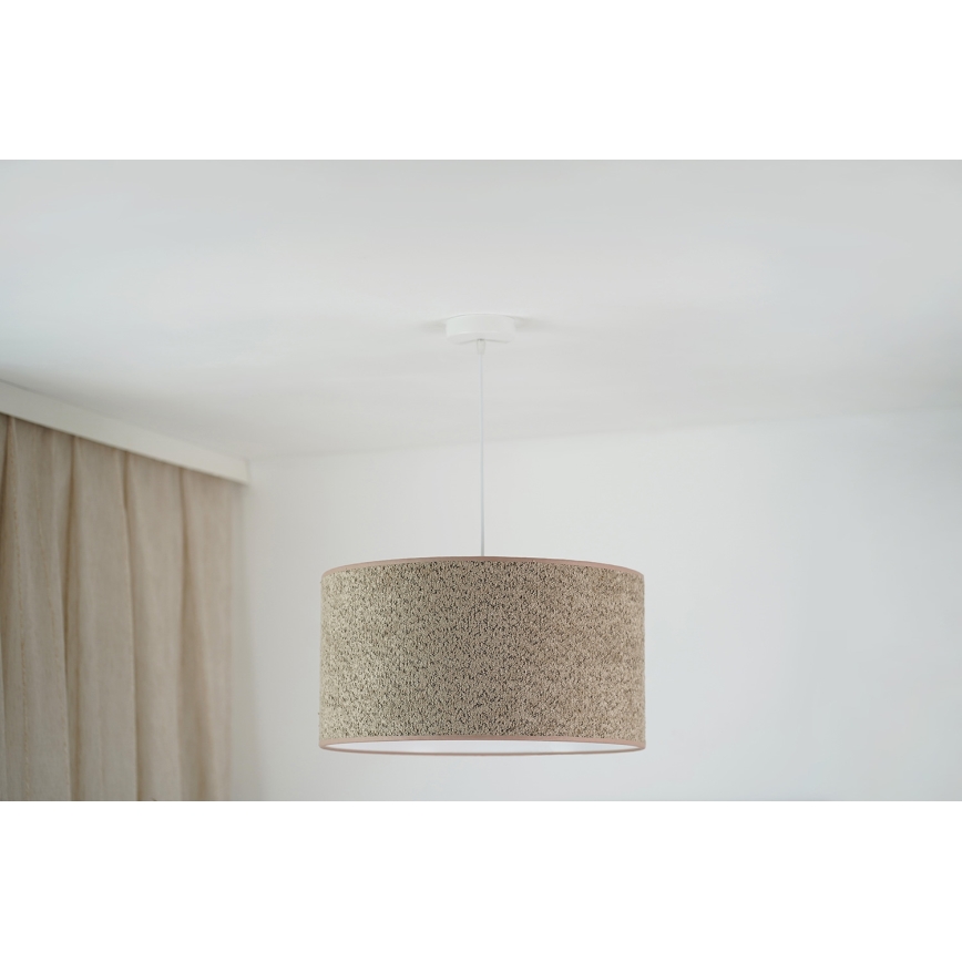 Brilagi - Lustra ar auklu BOUCLE ROLLER 1xE27/15W/230V d. 45 cm brūna