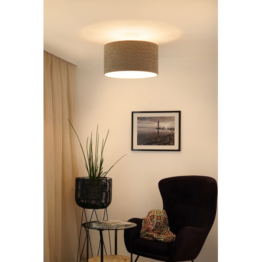 Brilagi - Lustra ar auklu BOUCLE ROLLER 1xE27/15W/230V d. 45 cm brūna