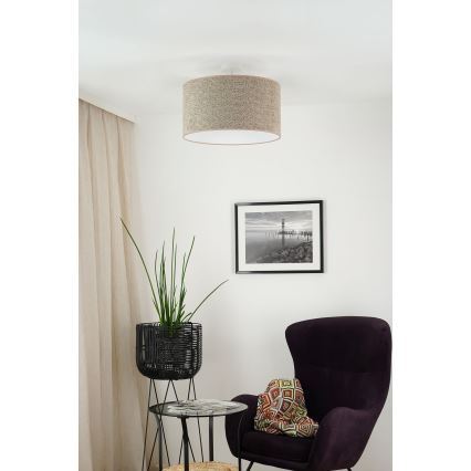 Brilagi - Lustra ar auklu BOUCLE ROLLER 1xE27/15W/230V d. 45 cm brūna