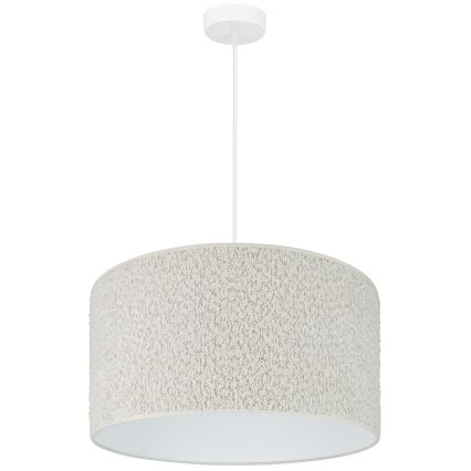 Brilagi - Lustra ar auklu BOUCLE ROLLER 1xE27/15W/230V d. 45 cm krēmkrāsa