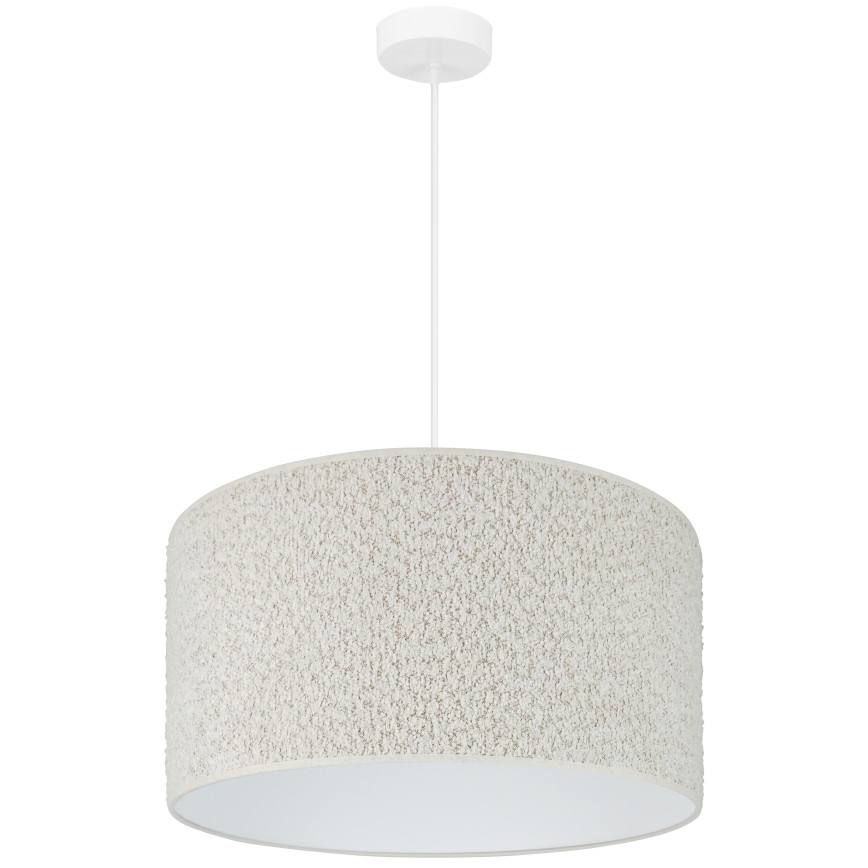 Brilagi - Lustra ar auklu BOUCLE ROLLER 1xE27/15W/230V d. 45 cm krēmkrāsa