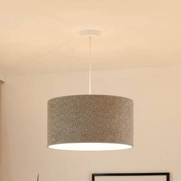Brilagi - Lustra ar auklu BOUCLE ROLLER 1xE27/15W/230V d. 45 cm pelēka