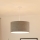 Brilagi - Lustra ar auklu BOUCLE ROLLER 1xE27/15W/230V d. 45 cm pelēka