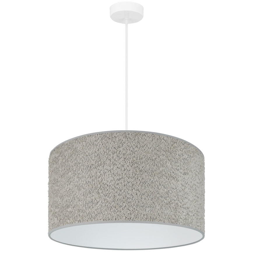 Brilagi - Lustra ar auklu BOUCLE ROLLER 1xE27/15W/230V d. 45 cm pelēka