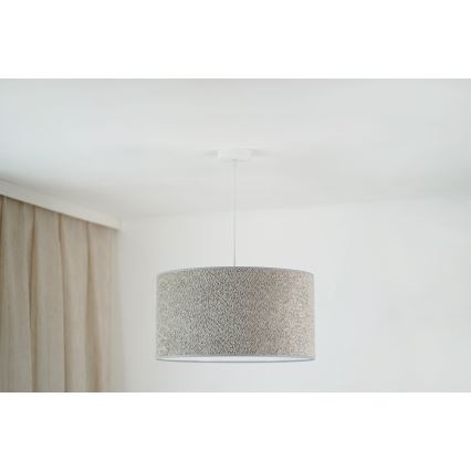 Brilagi - Lustra ar auklu BOUCLE ROLLER 1xE27/15W/230V d. 45 cm pelēka