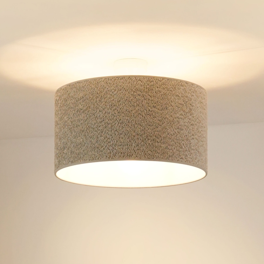 Brilagi - Lustra ar auklu BOUCLE ROLLER 1xE27/15W/230V d. 45 cm pelēka