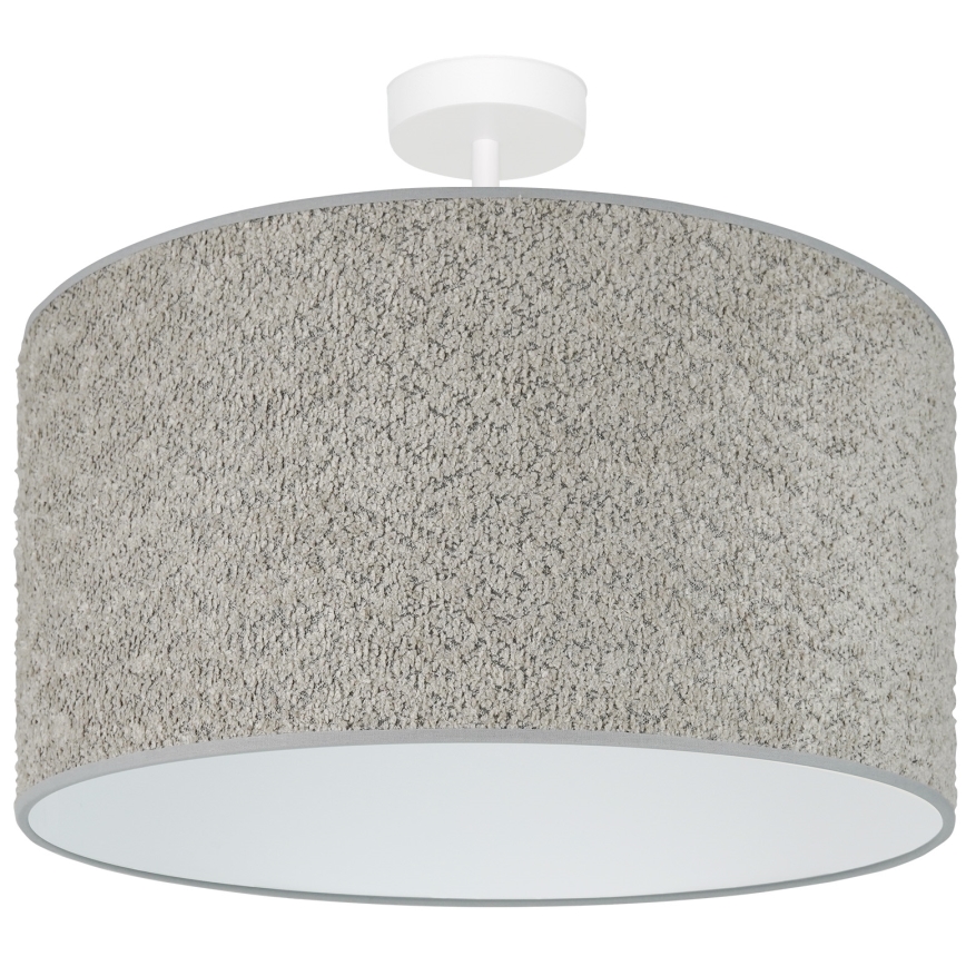 Brilagi - Lustra ar auklu BOUCLE ROLLER 1xE27/15W/230V d. 45 cm pelēka