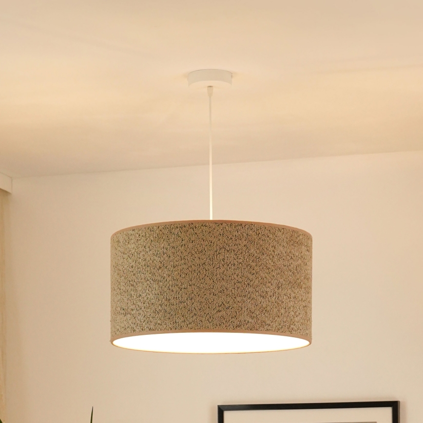 Brilagi - Lustra ar auklu BOUCLE ROLLER 1xE27/15W/230V d. 50 cm brūna