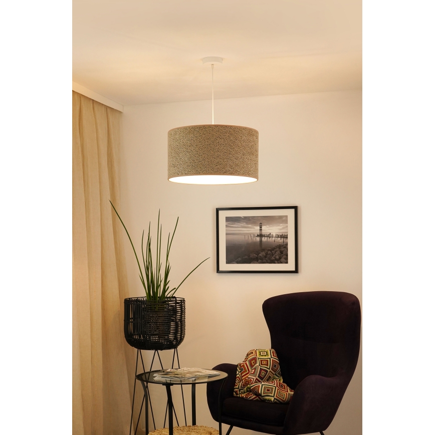 Brilagi - Lustra ar auklu BOUCLE ROLLER 1xE27/15W/230V d. 50 cm brūna