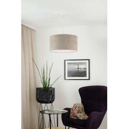 Brilagi - Lustra ar auklu BOUCLE ROLLER 1xE27/15W/230V d. 50 cm brūna